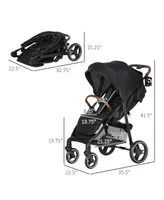 Qaba Lightweight Baby Stroller with One