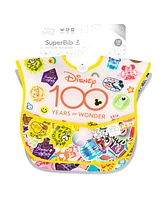 Bumkins Baby Disney 100 Happy Faces Super Bibs, Pack of 2