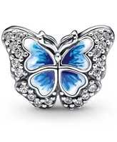 Pandora Cubic Zirconia Blue Butterfly Sparkling Charm