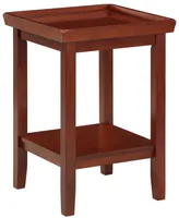 Convenience Concepts 18" Wood Ledgewood End Table with Shelf