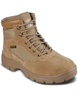 Skechers Men's Work - Wascana Waterproof Military Tactical Boots from Finish Line