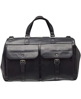 Mancini Men's Buffalo Dowel Rod Duffle Bag for Carry-On Travel