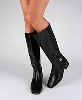 Journee Collection Women's Londyn Knee High Riding Boots