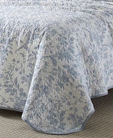 Laura Ashley Amberley Cotton Reversible -Piece Quilt Set