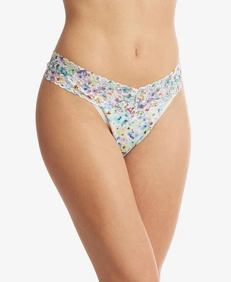 Hanky Panky Printed Supima Cotton Original Rise Thong Underwear