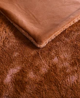 Kenneth Cole Reaction Solid Faux Fur Throw, 60x50