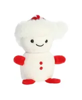 Aurora Mini Land of Lils Lil' Cane Holiday Festive Plush Toy White 4"