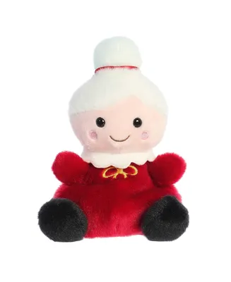 Aurora Mini Mrs. Claus Palm Pals Festive Plush Toy Red 5"