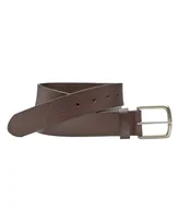 Johnston & Murphy Men's Tumbled Straight Edge Belt