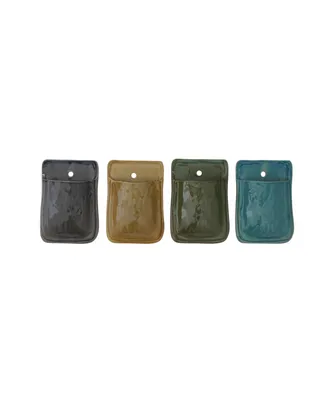 Large Pocket Terracotta Wall Planter Set of 4 Colors