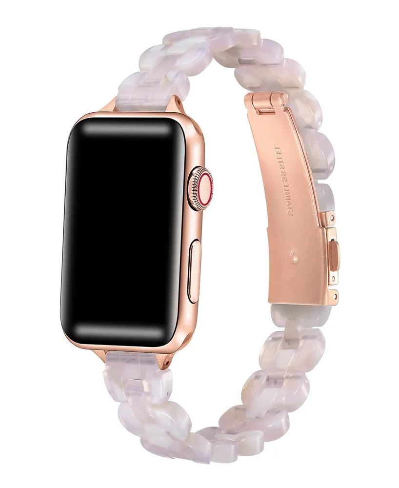 Posh Tech Women's Elle Resin Link Band for Apple Watch Size- 38mm, 40mm, 41mm