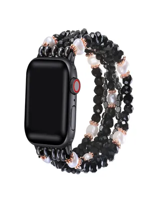 Posh Tech Women's Plastic Beaded Band for Apple Watch Size- 38mm, 40mm, 41mm