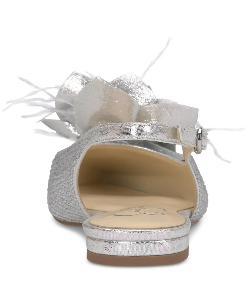 Jessica Simpson Evito Slip-On Slingback Embellished Flats