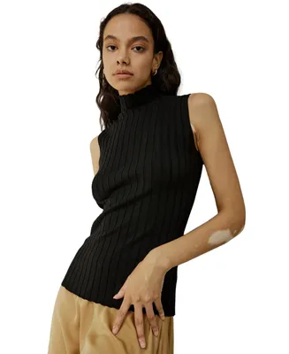 Lilysilk Women's Silk-Cashmere Blend Knit Top for Women