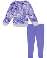 Under Armour Infant Girls' Fuzzy Crewneck & Leggings Set