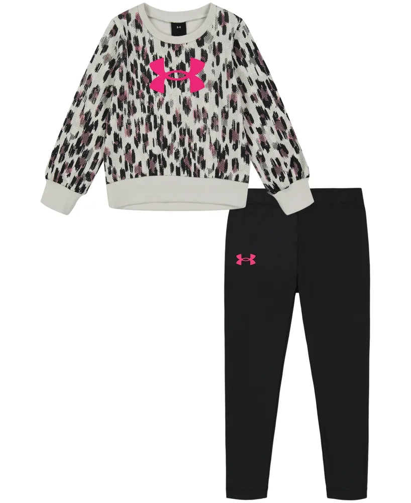 Little Girls' UA Armour Crop Leggings