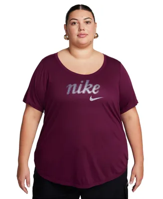 Nike Women's Plus Essential Tunic Logo T-Shirt