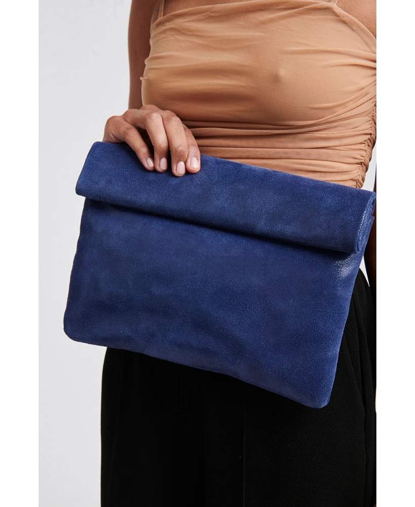 Moda Luxe Gianna Metallic Clutch