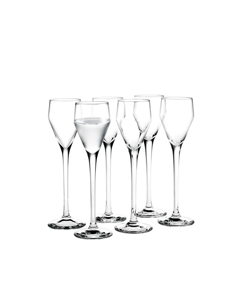 Holmegaard Perfection 1.9 oz Shot Glasses. Set of 6