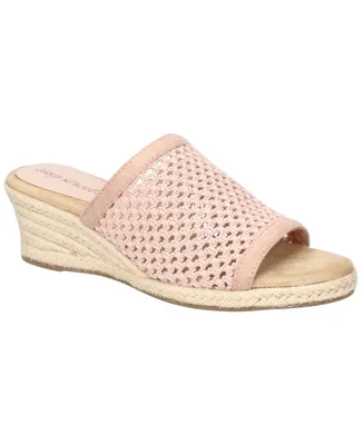 Easy Street Women's Jubilee Slip-On Espadrille Wedge Sandals