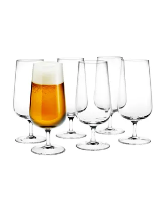 Holmegaard Bouquet Beer Glasses, Set of 6