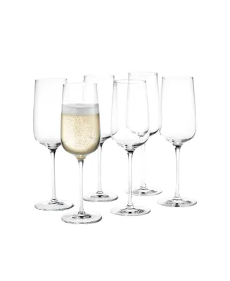 Holmegaard Bouquet 9.9 oz Champagne Glasses, Set of 6