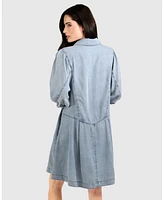 Women Belle & Bloom Supercut Denim Dress