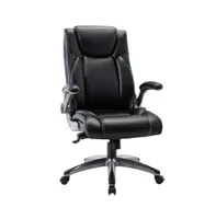 Faux Leather Office Chair with Ergonomic Adjustment