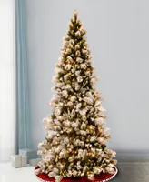 National Tree 7.5' Snowy Westwood Pine with 650 Clear Lights