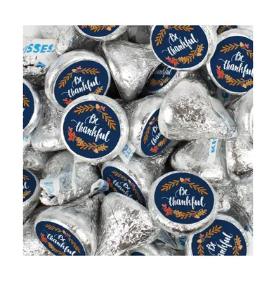 300 Pcs Thanksgiving Candy Chocolate Hershey's Kisses Bulk (3lb) - Thankful - Assorted pre