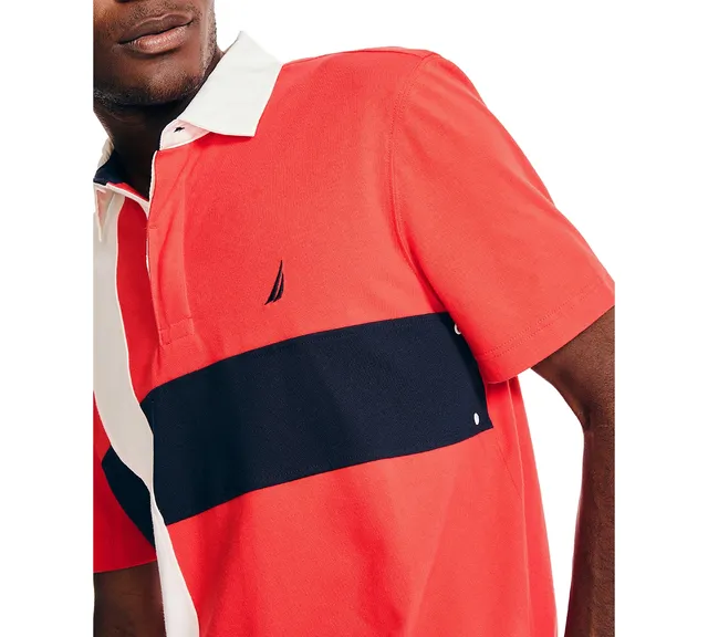 Nautica Men's Classic-Fit Icon-Print Performance Deck Polo Shirt - Macy's