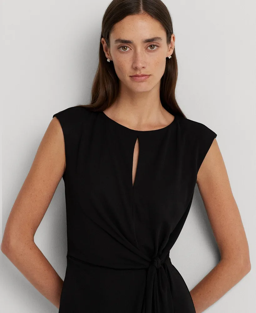 Lauren Ralph Lauren Women's Stretch Jersey Tie-Front Dress