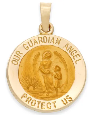 Guardian Angel Pendant in 14k Gold