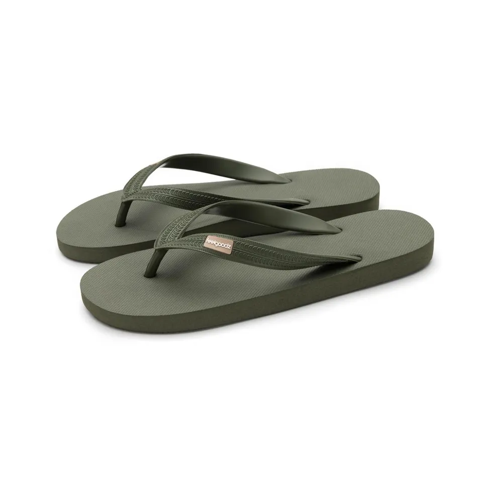 Feelgoodz Women's Classicz Core Natural Rubber Flip-Flop Thong Sandals