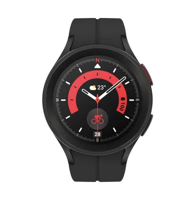 Samsung Galaxy Watch5 Pro Unisex Smartwatch - 45mm - Silicone Black Strap