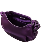 Nina Braided Crystal Hobo Bag