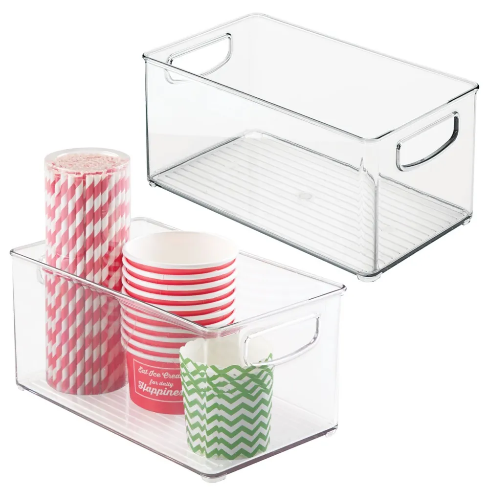 Home Expressions Small Stacking Bin with Lid, Color: White - JCPenney
