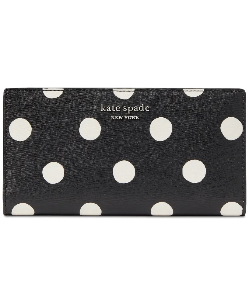 Kate Spade Carlisle Street Sylvie Purse: Black White Polka Dot Patent  Leather | eBay