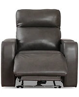 Greymel 37" Zero Gravity Leather Chair with Power Headrest, Created for Macy's