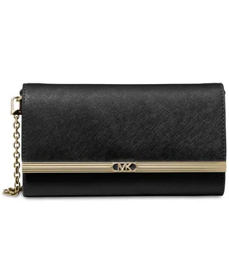 Michael Kors East West Large Leather Clutch