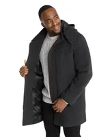 Johnny Bigg Men's Evans Hood Overcoat