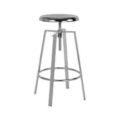 Serling Series Industrial Style Bar Stool With Height Adjustable Swivel Seat