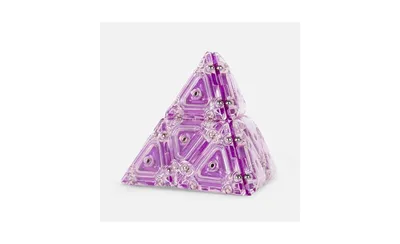 Quartz Pyramid Magnetic Triangles Set of 12 Fidget & Building Toy