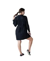 Women's Maternity Drapey Shirt Dress