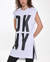 Dkny High-Low Logo Tunic