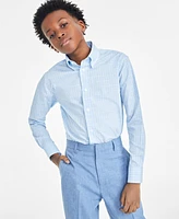 Big Boys Classic Fit Long Sleeve Dress Shirt