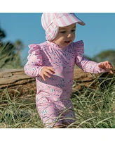 Baby Girl Pink Sea Ls Sun suit