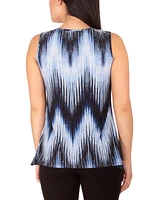 Ny Collection Petite Sleeveless Pointed Hem Top