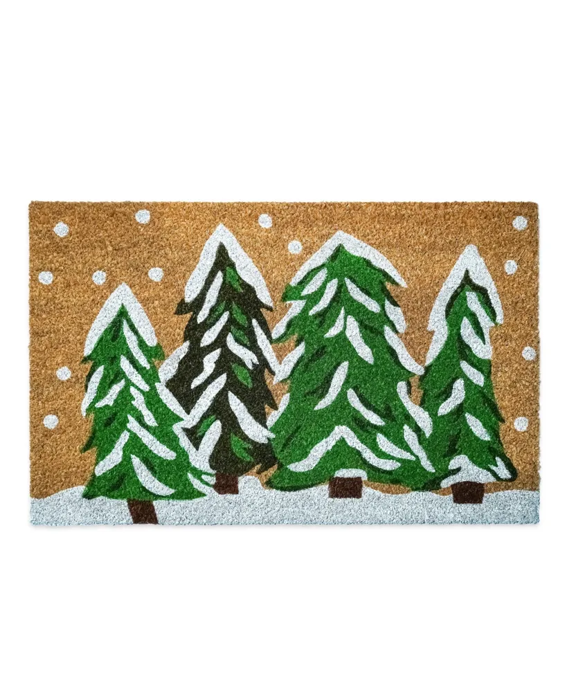 Fall Trees Coir Doormat