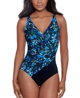 Miraclesuit Women's Sophisticat Oceanus Tummy Control One-Piece Swimsuit